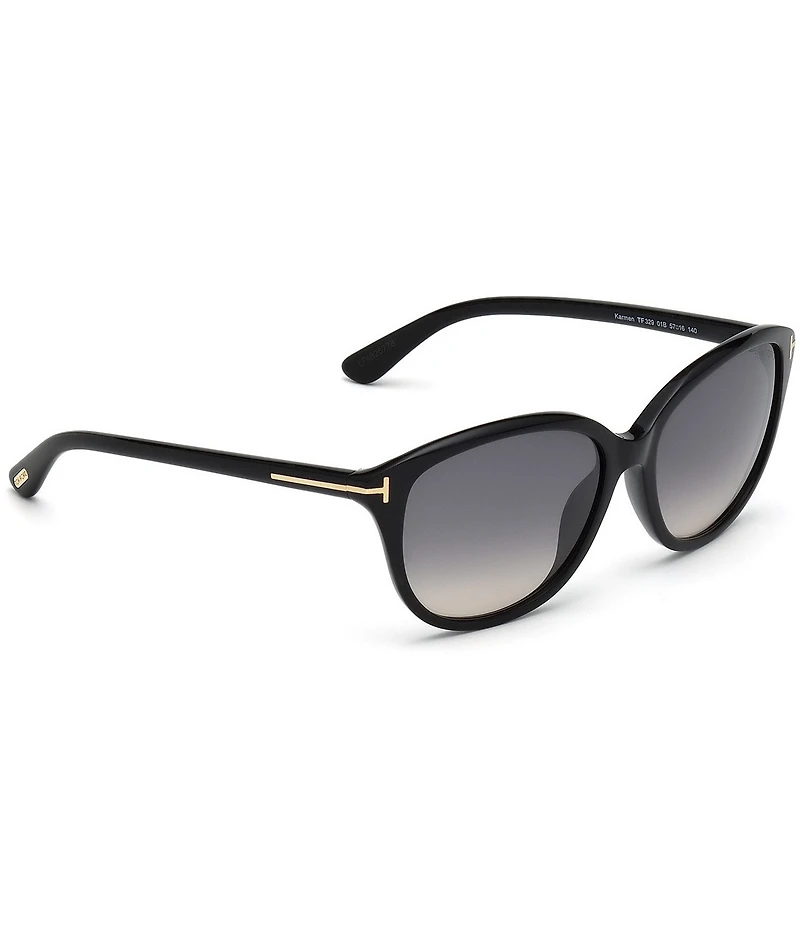 TOM FORD Women's Karmen 57mm Aviator Sunglasses
