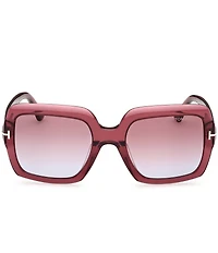 TOM FORD Women's Kaya 54mm Square Sunglasses