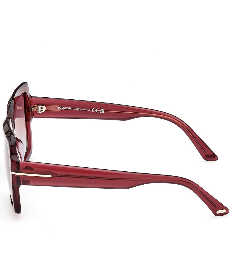TOM FORD Women's Kaya 54mm Square Sunglasses