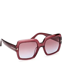TOM FORD Women's Kaya 54mm Square Sunglasses