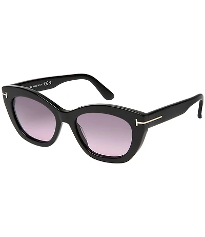 TOM FORD Women's Linda 53mm Butterfly Sunglasses