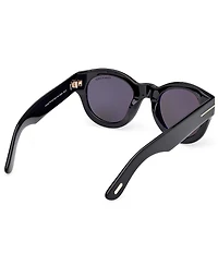 TOM FORD Women's Lucinda 48mm Round Sunglasses
