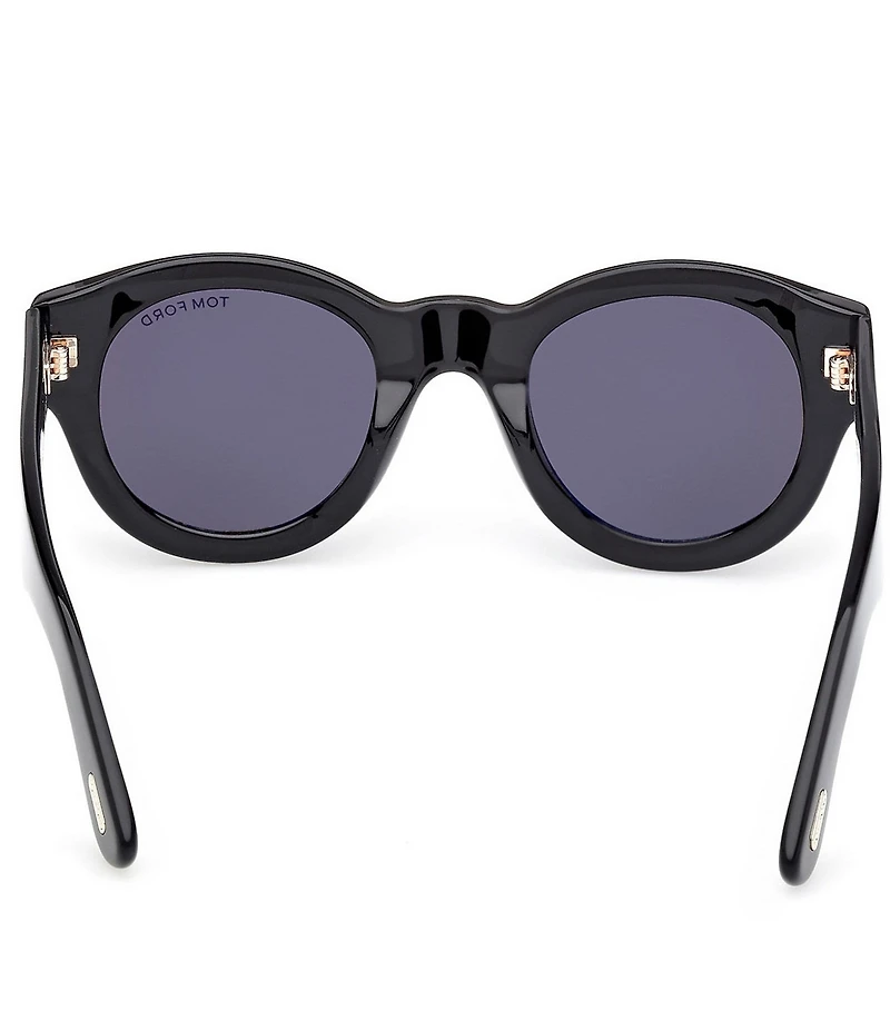 TOM FORD Women's Lucinda 48mm Round Sunglasses