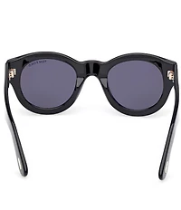 TOM FORD Women's Lucinda 48mm Round Sunglasses