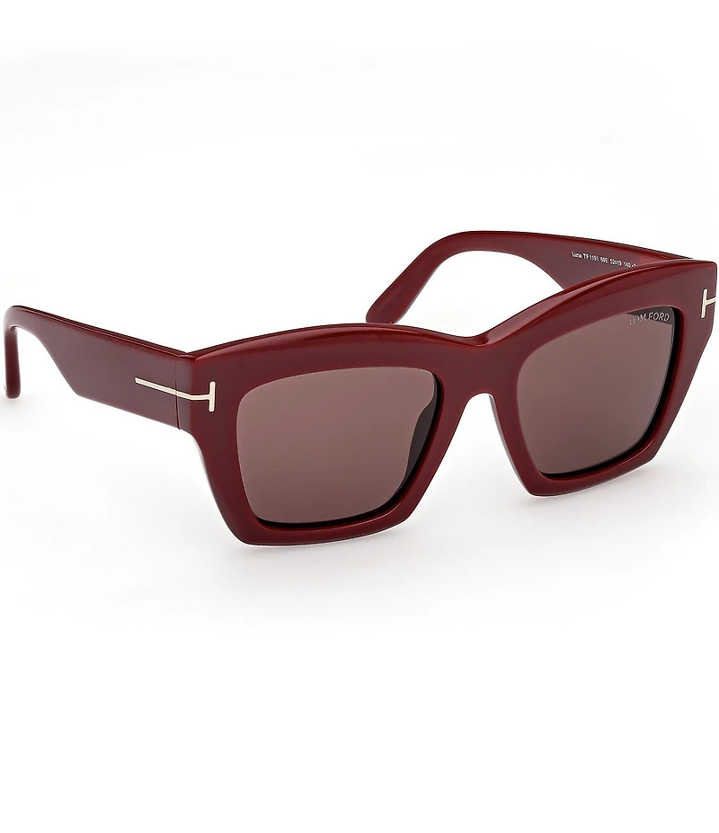 TOM FORD Women's Luna 52mm Butterfly Sunglasses