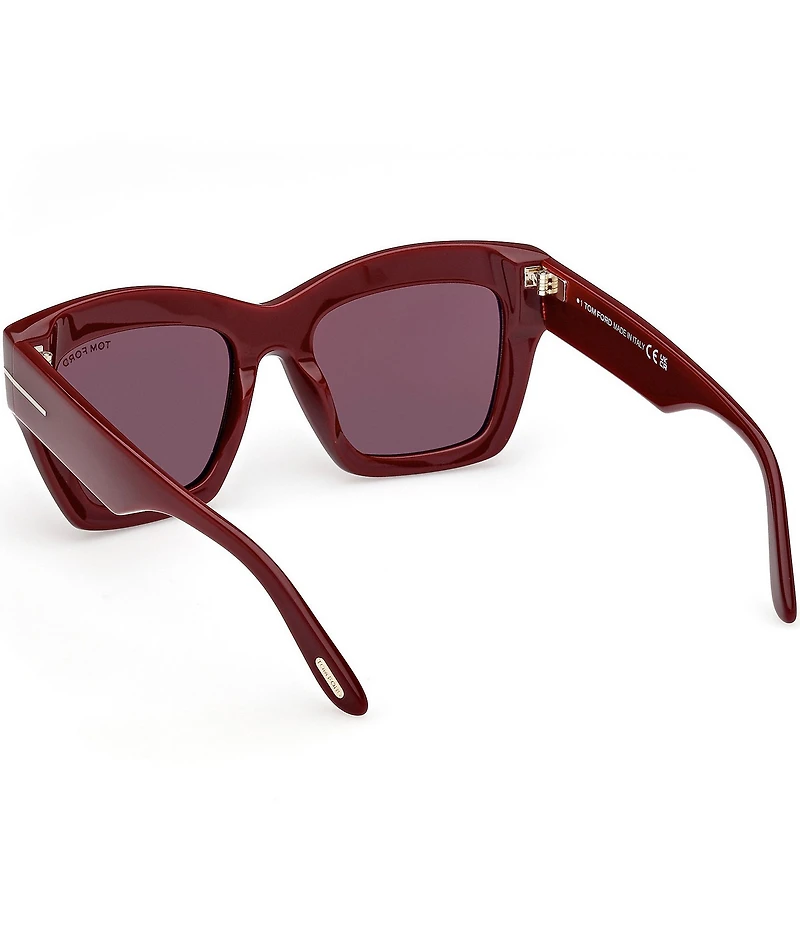 TOM FORD Women's Luna 52mm Butterfly Sunglasses