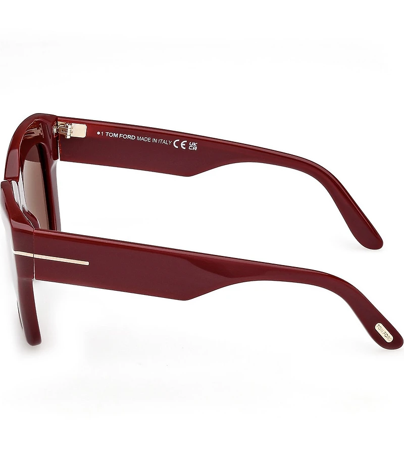 TOM FORD Women's Luna 52mm Butterfly Sunglasses