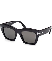 TOM FORD Women's Luna 52mm Butterfly Sunglasses