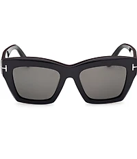 TOM FORD Women's Luna 52mm Butterfly Sunglasses