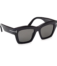 TOM FORD Women's Luna 52mm Butterfly Sunglasses