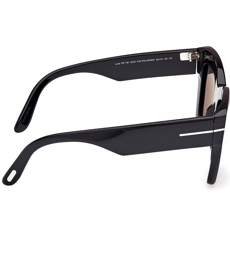 TOM FORD Women's Luna 52mm Butterfly Sunglasses