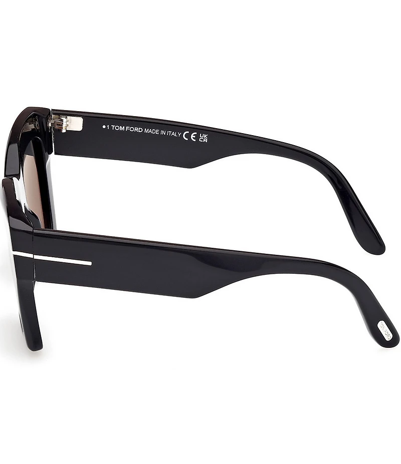 TOM FORD Women's Luna 52mm Butterfly Sunglasses