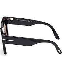 TOM FORD Women's Luna 52mm Butterfly Sunglasses