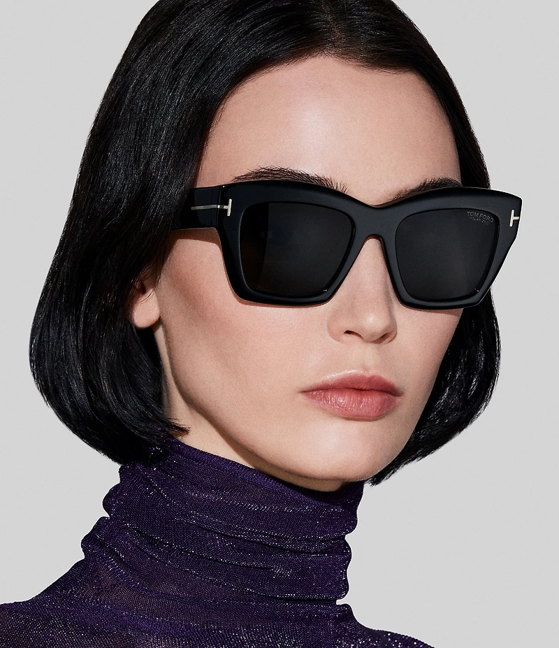 TOM FORD Women's Luna 52mm Butterfly Sunglasses