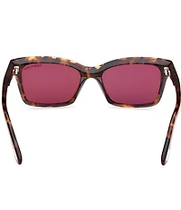 TOM FORD Women's Mikel 54mm Tortoise Square Sunglasses