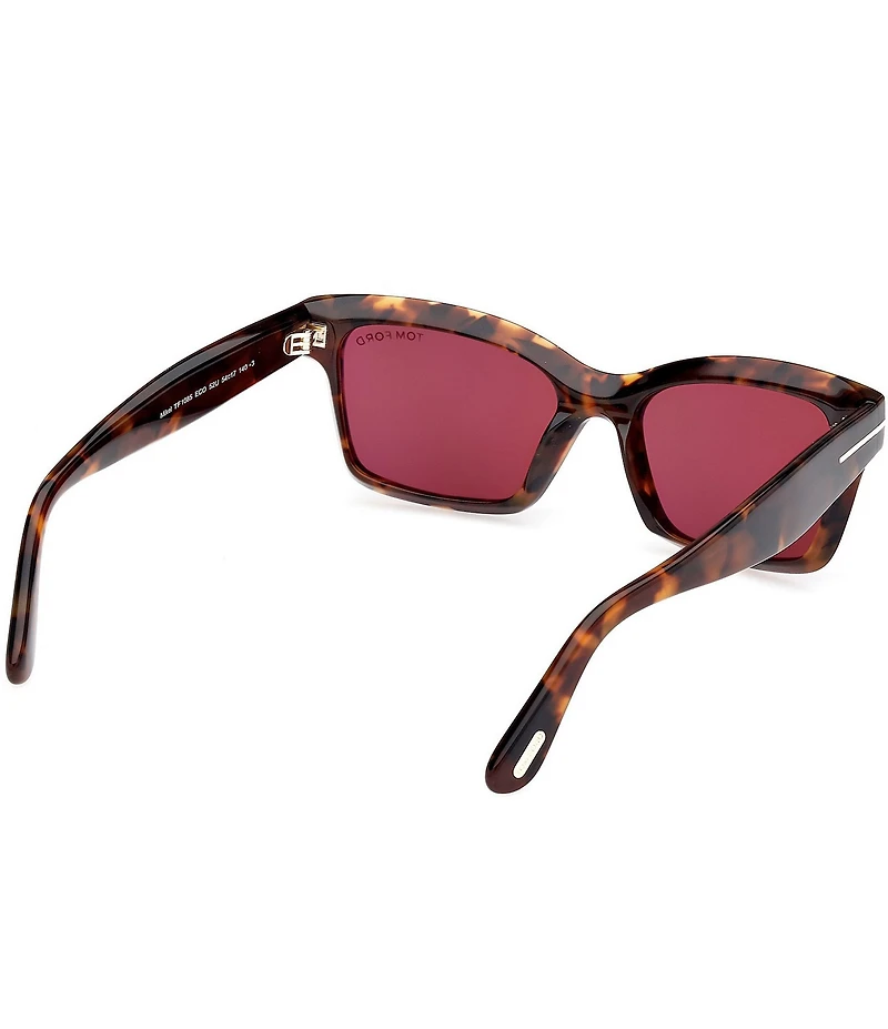 TOM FORD Women's Mikel 54mm Tortoise Square Sunglasses