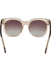 TOM FORD Women's Moria 53mm Transparent Butterfly Sunglasses