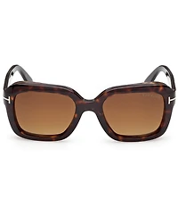 TOM FORD Women's Natalia 52mm Havana Square Sunglasses