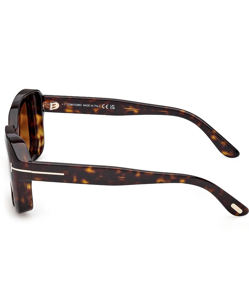 TOM FORD Women's Natalia 52mm Havana Square Sunglasses