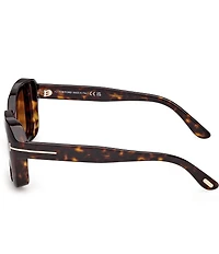 TOM FORD Women's Natalia 52mm Havana Square Sunglasses