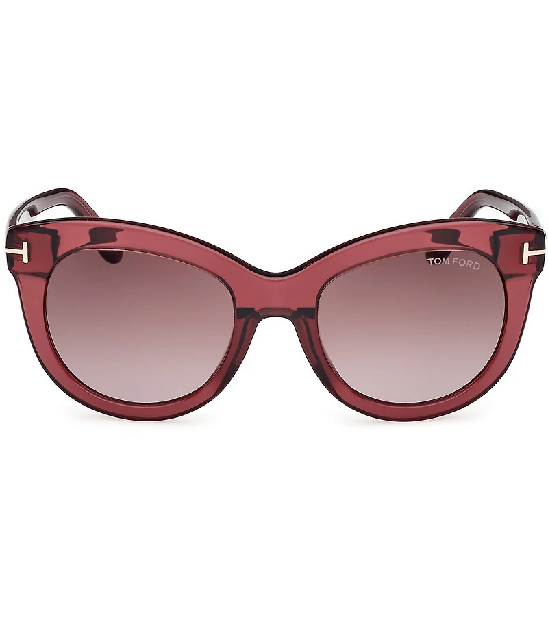 TOM FORD Women's Odette 53mm Round Gradient Sunglasses