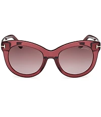 TOM FORD Women's Odette 53mm Round Gradient Sunglasses