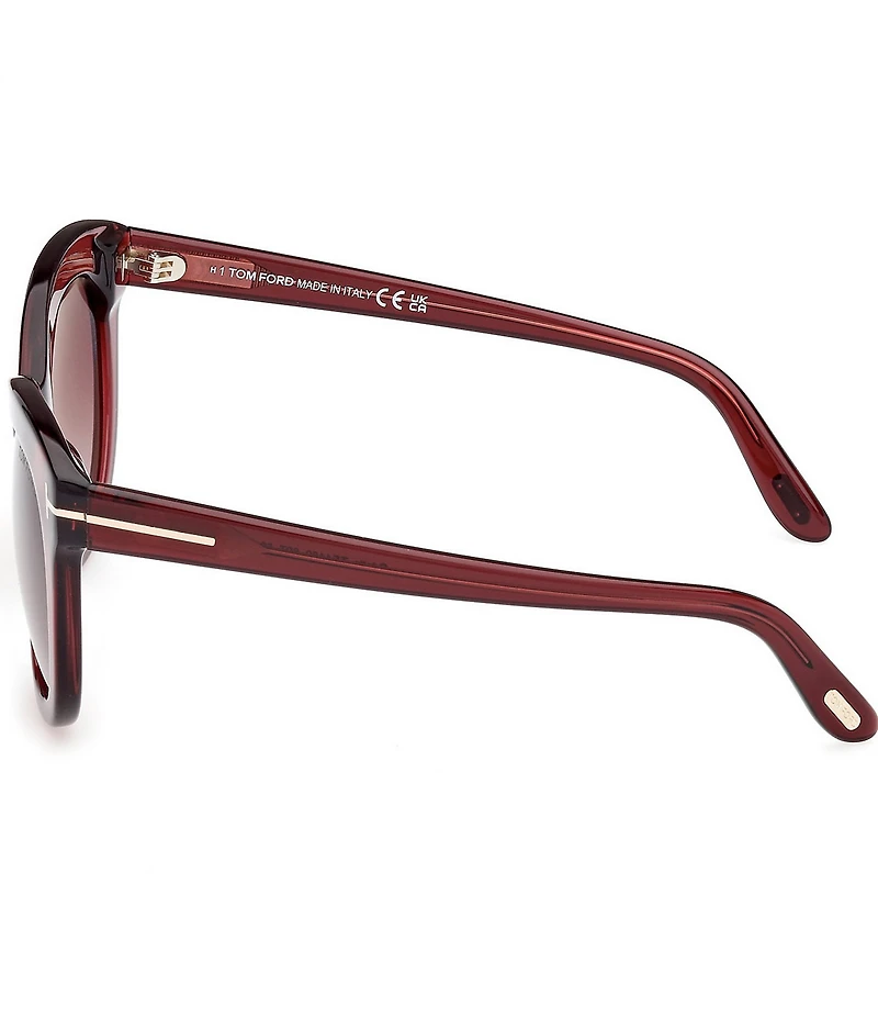 TOM FORD Women's Odette 53mm Round Gradient Sunglasses