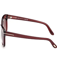 TOM FORD Women's Odette 53mm Round Gradient Sunglasses