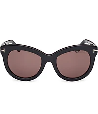 TOM FORD Women's Odette 53mm Round Sunglasses