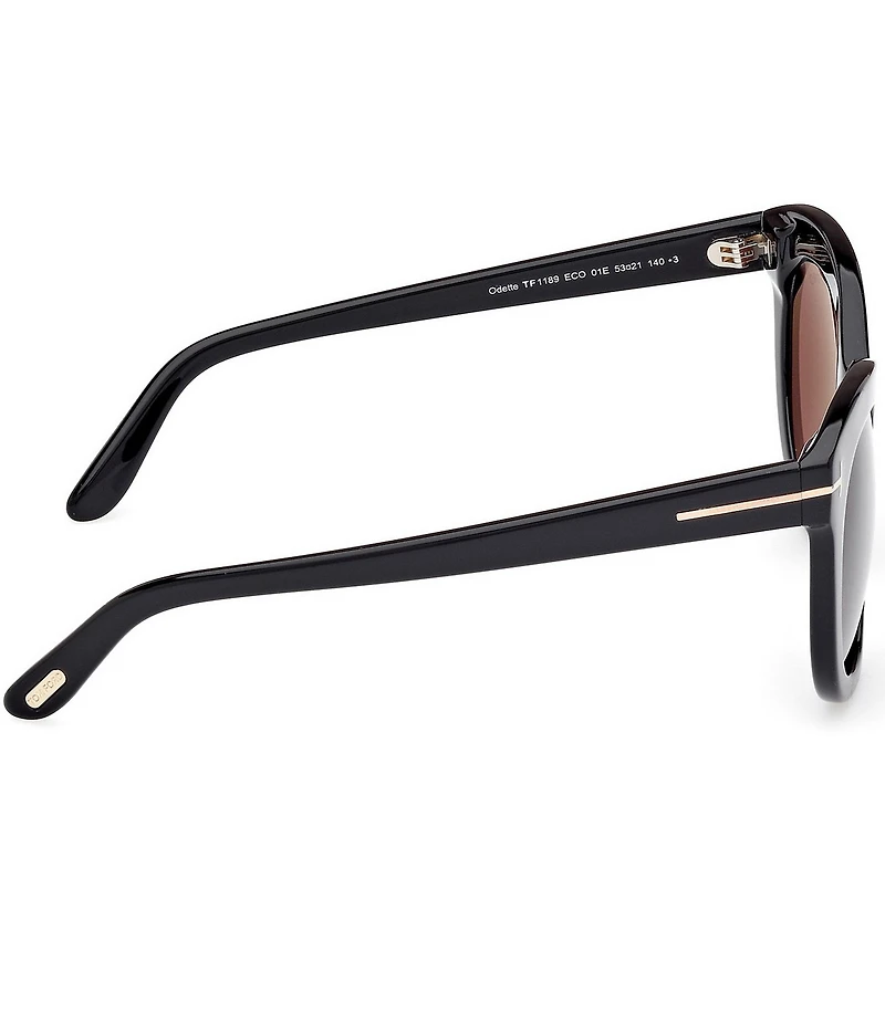 TOM FORD Women's Odette 53mm Round Sunglasses