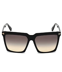 TOM FORD Women's Sabrina 58mm Square Sunglasses