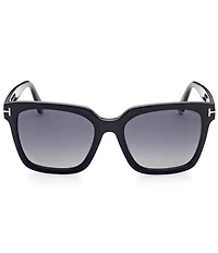 TOM FORD Women's Selby 55mm Square Polarized Sunglasses