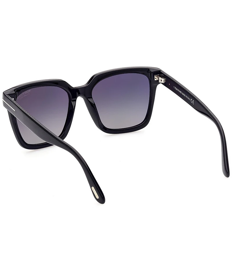 TOM FORD Women's Selby 55mm Square Polarized Sunglasses