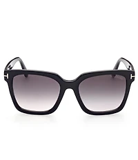 TOM FORD Women's Selby 55mm Square Sunglasses