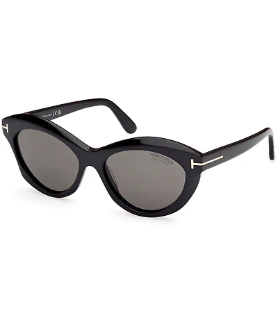 TOM FORD Women's Toni 55mm Cat Eye Polarized Sunglasses