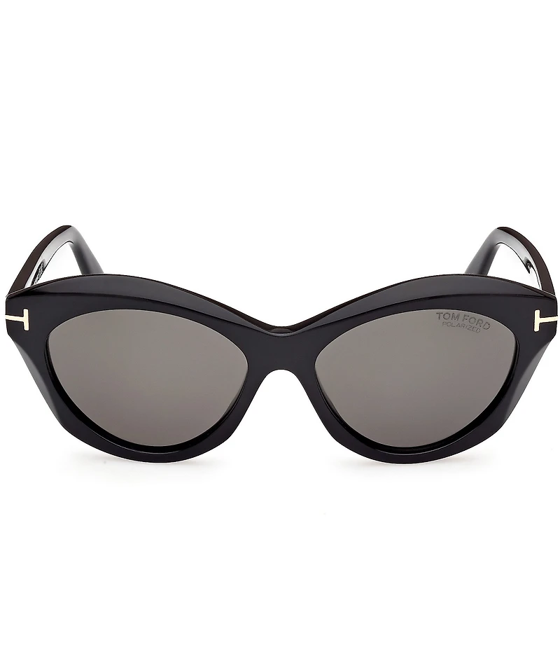 TOM FORD Women's Toni 55mm Cat Eye Polarized Sunglasses