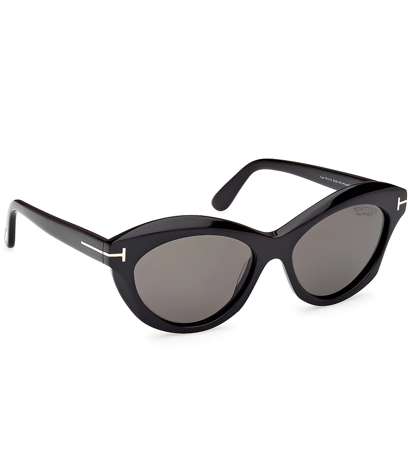 TOM FORD Women's Toni 55mm Cat Eye Polarized Sunglasses
