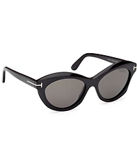 TOM FORD Women's Toni 55mm Cat Eye Polarized Sunglasses