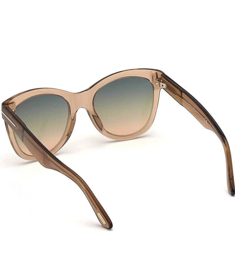 TOM FORD Women's Wallace 54mm Round Sunglasses