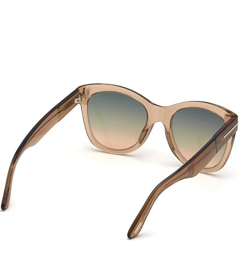 TOM FORD Women's Wallace 54mm Round Sunglasses
