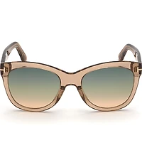 TOM FORD Women's Wallace 54mm Round Sunglasses