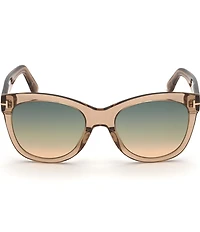 TOM FORD Women's Wallace 54mm Round Sunglasses