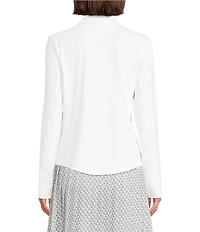 Tommy Bahama Abby Ribbed IslandZone® Mock Neck Long Thumb Hole Sleeve Full Zip Jacket