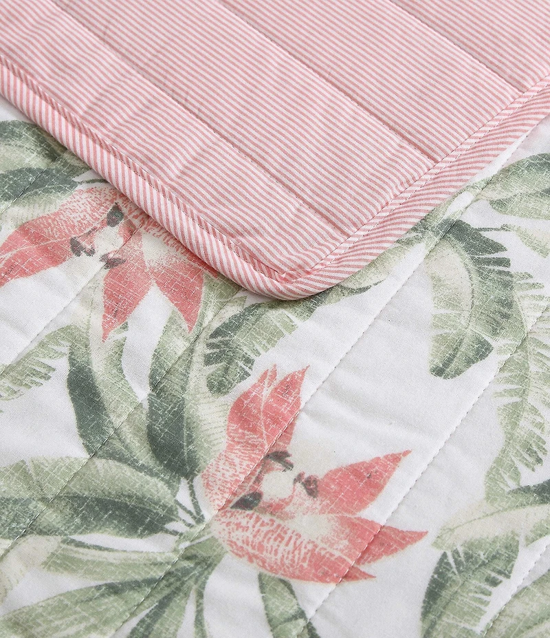 Tommy Bahama Acapulco Palms Cotton Reversible Quilt Mini Set
