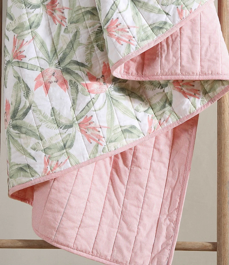 Tommy Bahama Acapulco Palms Cotton Reversible Quilt Mini Set