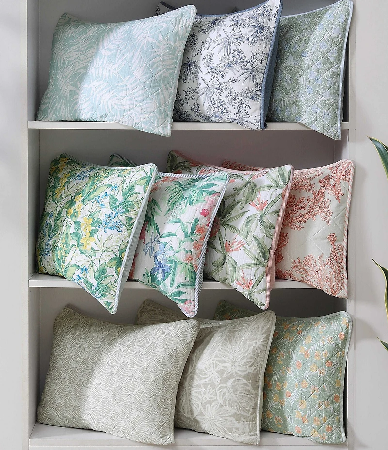 Tommy Bahama Acapulco Palms Cotton Reversible Quilt Mini Set