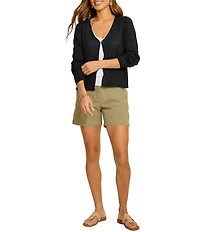 Tommy Bahama Adeline Linen Blend V-Neck Long Sleeve Button Front Cardigan