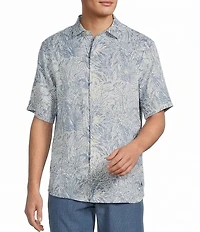 Tommy Bahama Antigo Vines Linen Short Sleeve Woven Shirt