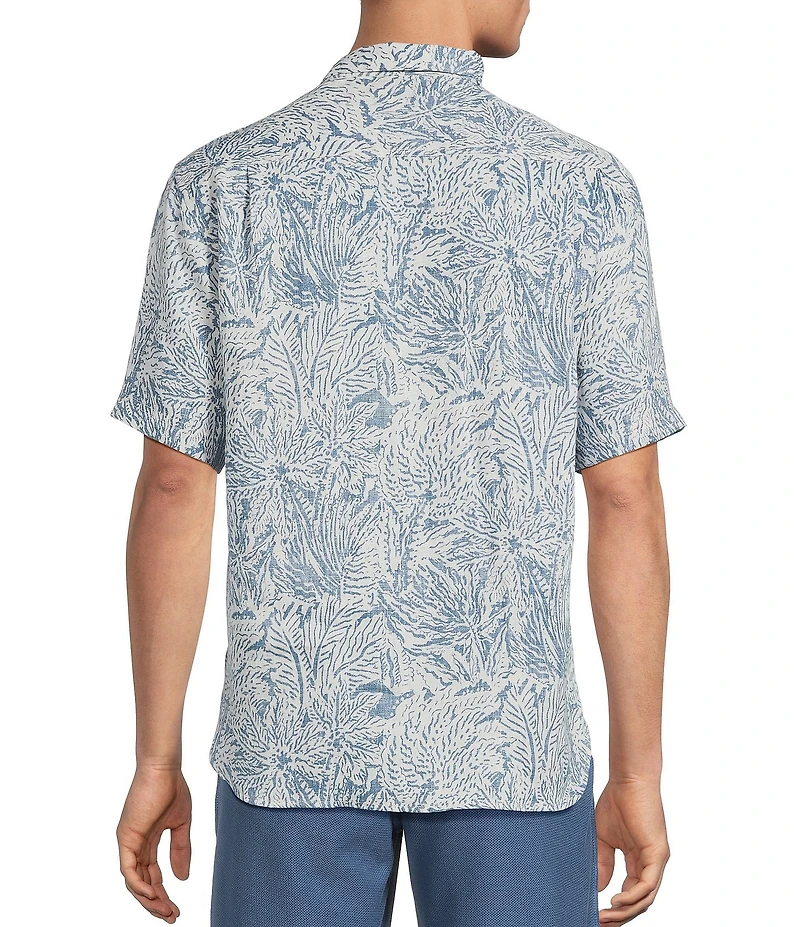 Tommy Bahama Antigo Vines Linen Short Sleeve Woven Shirt