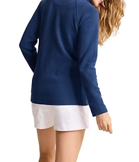 Tommy Bahama Aruba Full Zip Stand Collar Long Sleeve Sweatshirt